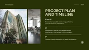 Dark Green Simple Project Presentation - Seite 3