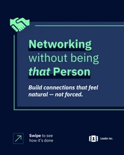Art of Networking Social Media Carousel Post - Pagina 1