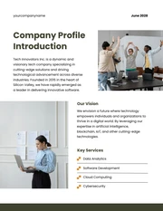 Dark Green Yellow Simple Professional Proposal - page 2