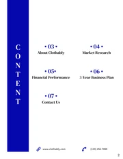 Dark Blue Executive Summary Report Template - Page 2