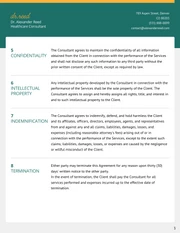 Healthcare Consulting Contract Template - page 3