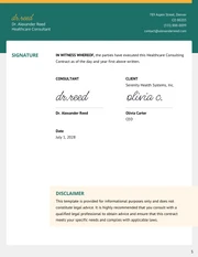 Healthcare Consulting Contract Template - صفحة 5