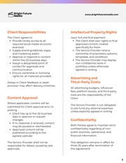 Social Media Contract Template - Seite 3