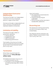 Social Media Contract Template - Seite 4