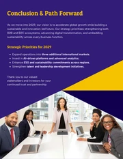 Business Growth Corporate Report Template - page 5