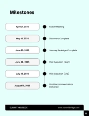 Customer Experience Improvement Business Proposal - Pagina 15