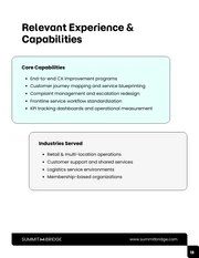 Customer Experience Improvement Business Proposal - Pagina 18