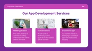 Purple Pink Modern Simple Corporate Presentation - Página 4