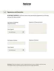 Publishing Contract Template - Seite 3