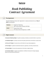 Publishing Contract Template - Seite 1