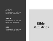 Black And White Modern Simple Workship Service Church Presentation - Seite 2