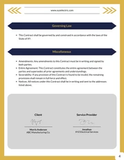 Electrical Maintenance Contract Template - page 4