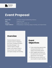 Simple Blue Unsolicited Service Proposal - Page 5
