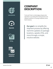 Trucking Business Plan Template - Page 4