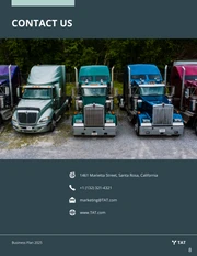 Trucking Business Plan Template - Page 8