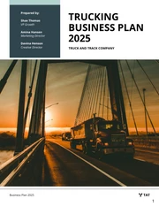 Trucking Business Plan Template - Página 1