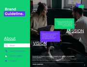 Green, Purple, and Yellow Simple Brand Identity Presentation - Seite 2