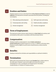 Head Chef Employment Contract Template - Página 2