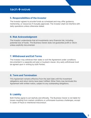 Investor Contract Template - page 2