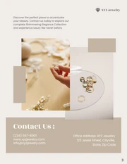 Cream and Beige Jewelry Catalog - page 3