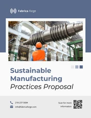 Sustainable Manufacturing Practices Proposal - Page 1