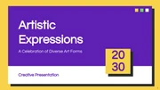 Pop Modern Artistic Expressions Creative Presentation - صفحة 1