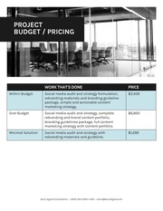 Simple B2C Consulting Proposal - Page 5
