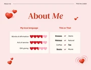 Pink Heart Illustration Valentines Day Presentation - Seite 3