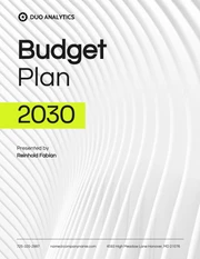 White And Lime Green Simple Budget Plan - Page 1