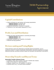 70/30 Partnership Agreement Template - page 2