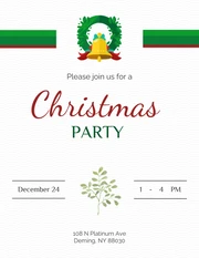Simple Minimalist Christmast Invite - Page 1