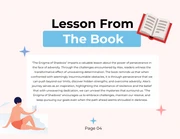Minimalist Pastel Colour Book Report Education Presentation - Seite 5