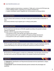 Game Development Contract Template - Page 2