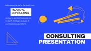 Minimalist Blue Consulting Presentation - Page 1