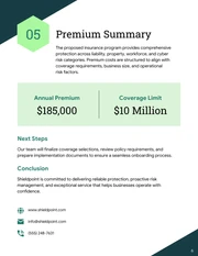 Commercial Insurance Proposal Template - Seite 6