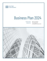 Real Estate Investment Business Plan Template - page 1