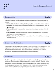 Security Company Contract Template - Page 2