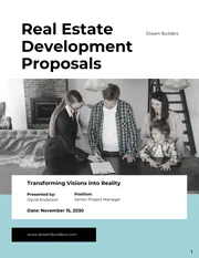 Real Estate Development Proposals - Page 1