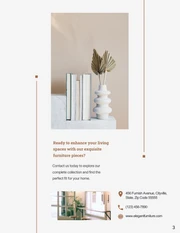 Minimalist White and Brown Furniture Catalog - Page 3