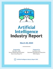 Blue Artificial Intelligence Quarterly Report - Page 1