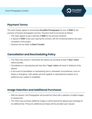 Drone Photography Contract - page 3