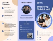 Global Presence and Partnerships Tri-fold Brochure - Page 1