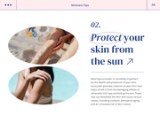 Pink Blue Minimalist Skincare Cool Presentation - page 4