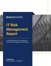 IT Risk Management Report - Seite 1