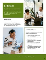 Green and White Generic Employee Handbook Template - Page 6