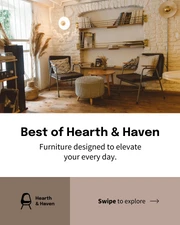 Product Highlights Social Media Carousel Template - Pagina 1