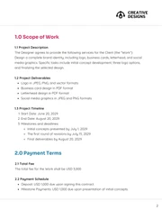 Freelance Graphic Design Contract Template - Pagina 2