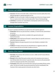 Car Wash Contract Template - page 4