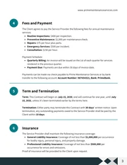 Annual Maintenance Contract Template - page 3