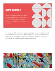Art Exhibition Proposal - Page 2